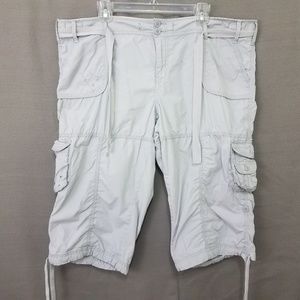 Men's Long Cargo Utility Shorts Sz 2XL